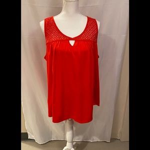 PerSeption Women’s 3X Red Tank Top